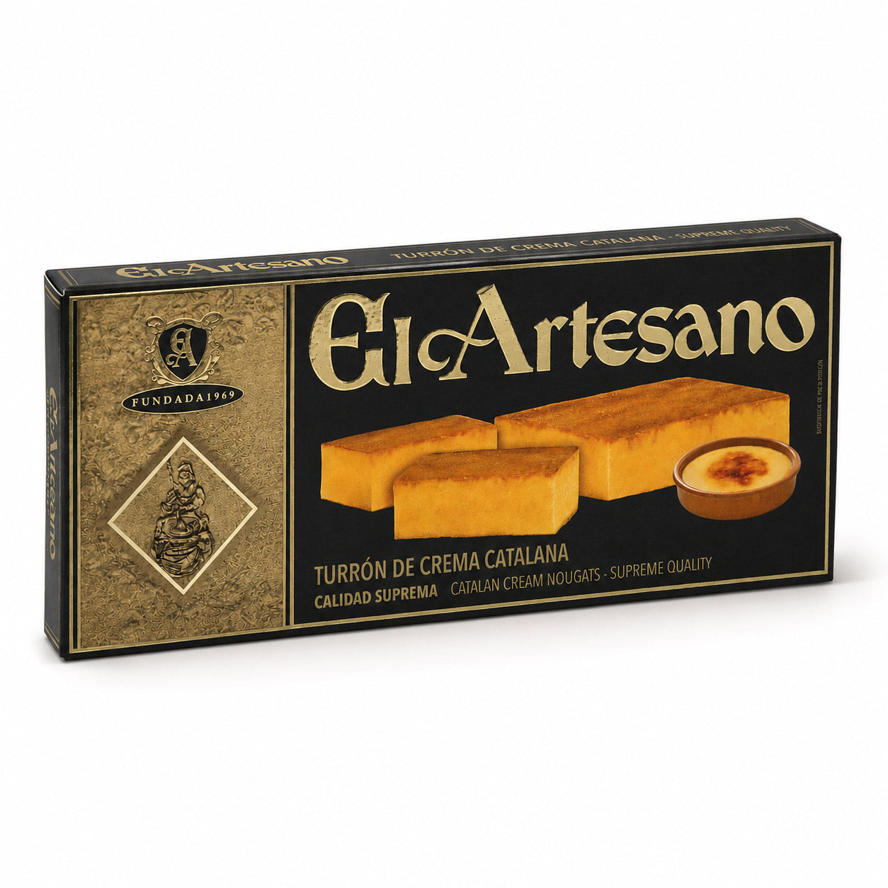 Turrón de Crema Catalana - Weiches Mandelnougat nach Katalanischer Art