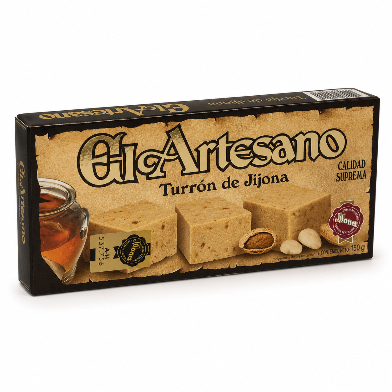 Turrón de Jijona - Weicher Turrón aus Mandeln und Honig