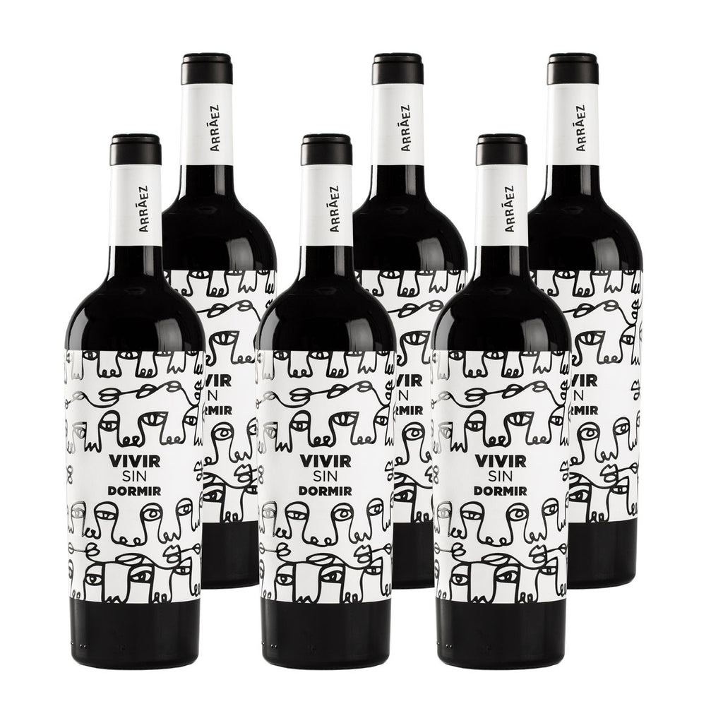 VIVIR SIN DORMIR Vino Tinto (6 Flaschen)