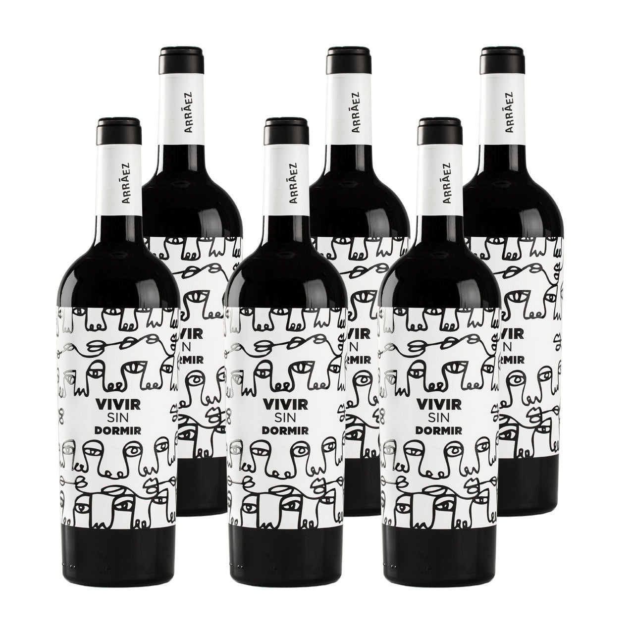 VIVIR SIN DORMIR Vino Tinto (6 Flaschen)
