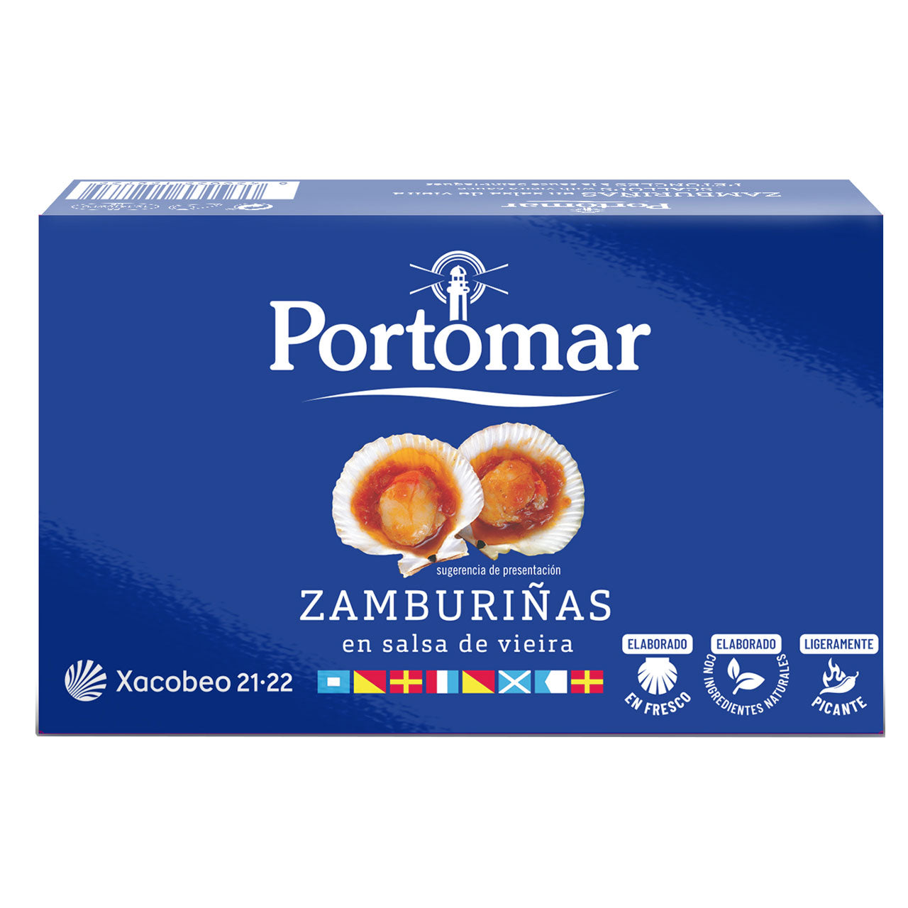Zamburiñas en salsa de viera – Kammmuscheln in Jakobsmuschelsoße