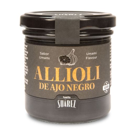 Allioli de Ajo Negro Black Allium mit schwarzem Knoblauch 