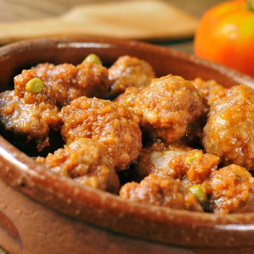 Albondigas - Spanische Hackbällchen in Tomate Frito Tomatensoße 