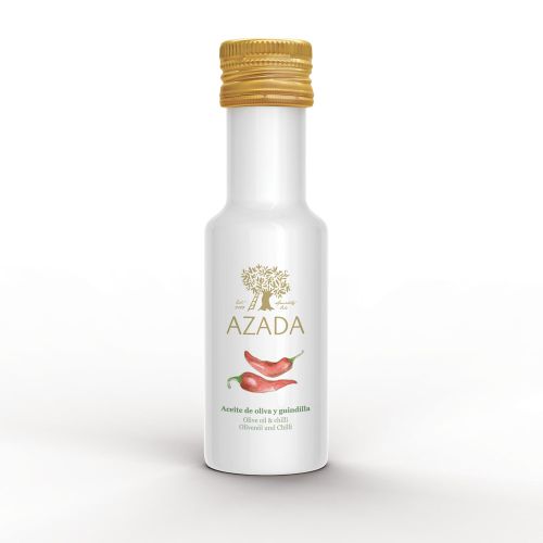 Geschenk-Set Mediterrane Olivenöle Azada Organic (4-fach) 