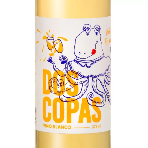 DOS COPAS - Vino Blanco 375ml D.O. Utiel Requena 