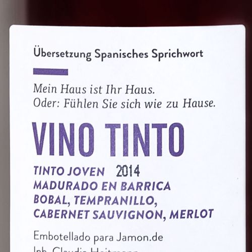 Hauswein Nr. 1 - Vino Tinto (1 Flasche) 